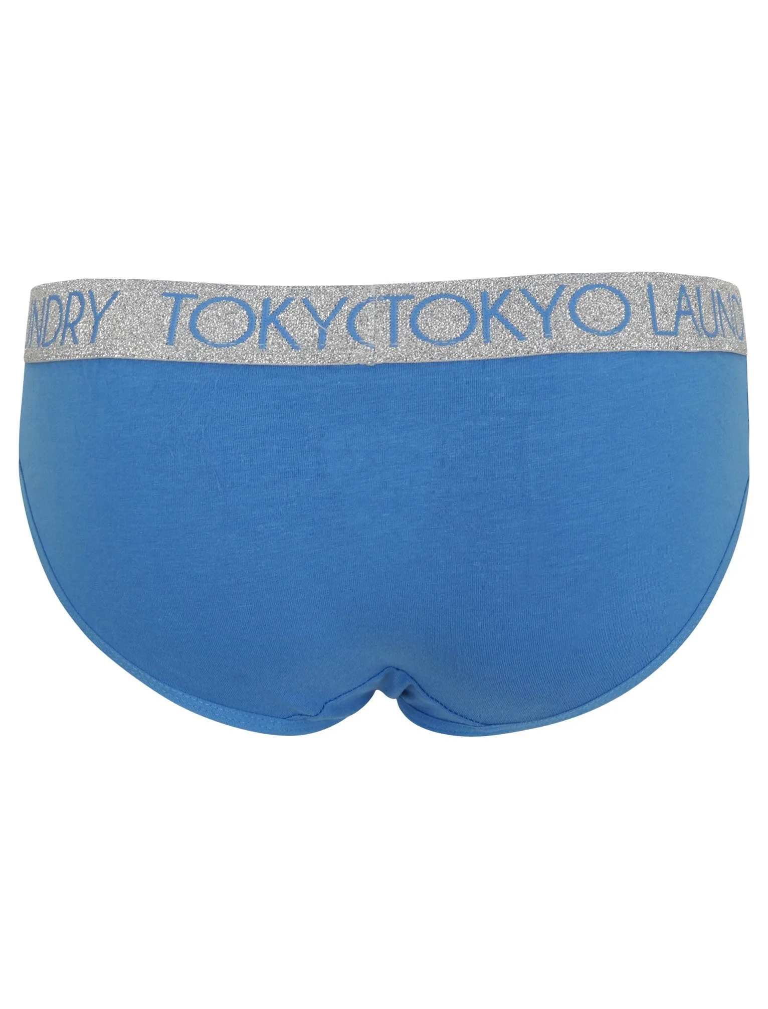 Bell (5 Pack) Assorted Briefs In Black / Rouge Red / Dewberry / Sapphire / Palace Blue - Tokyo Laundry