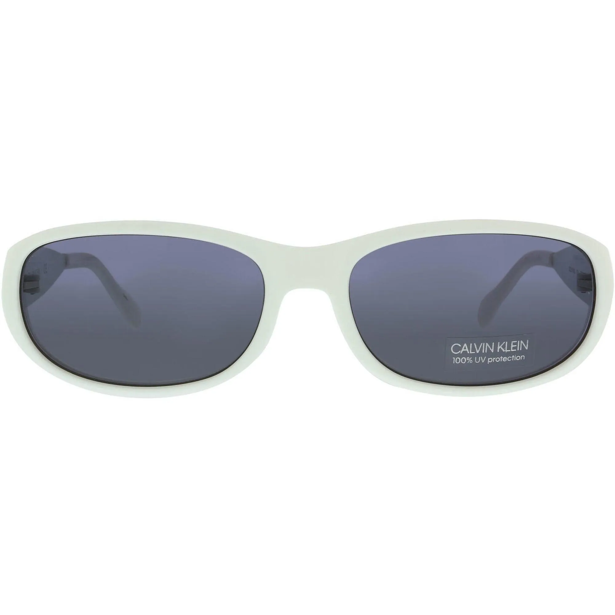 Calvin Klein Unisex Sunglasses - Chalk Rectangular Frame | CALVIN KLEIN CK21516S 104
